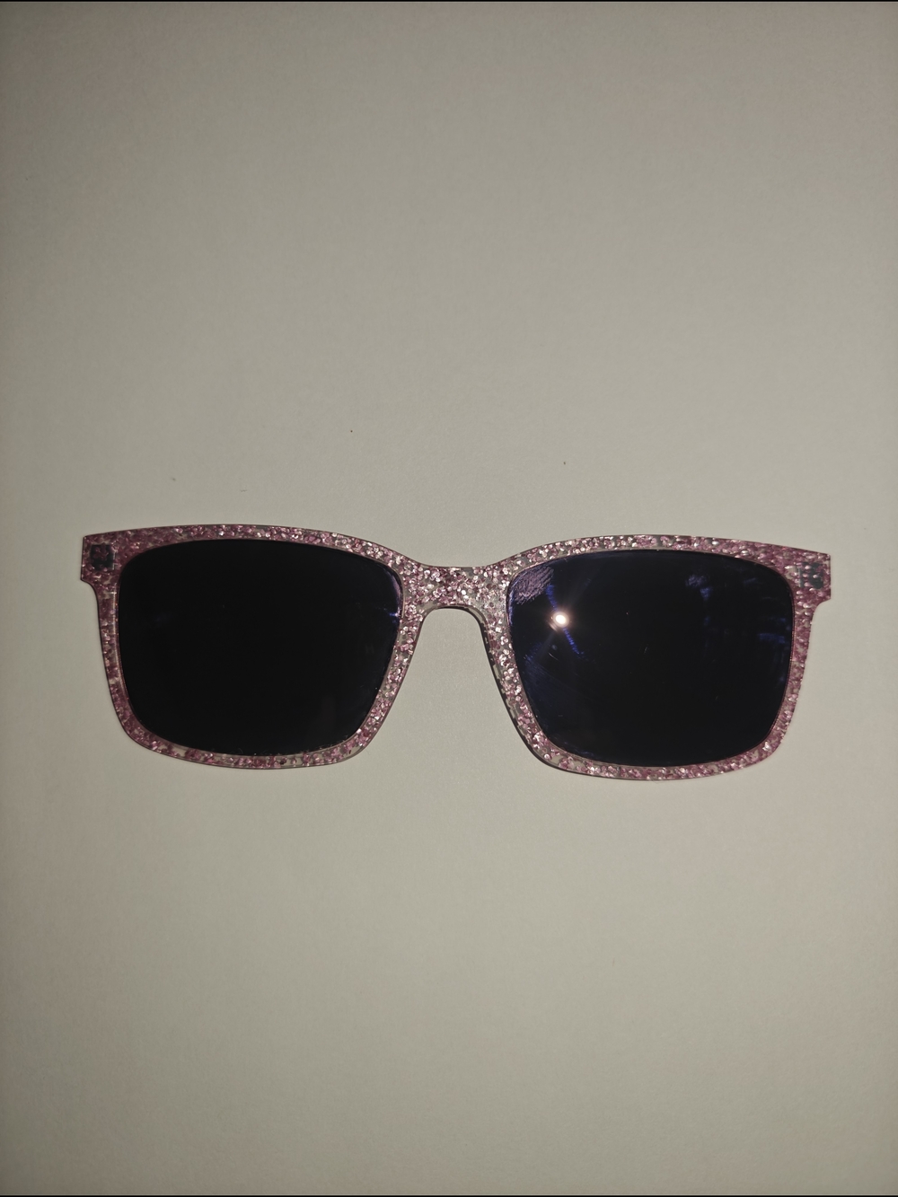 Pair Eyewear Rose Gold Glitter Sparkle Sunglasses Topper